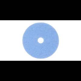 3M™ 3050 Burnishing Pad 20X1 IN Blue Non-Woven Polyester Fiber 1500-3000 RPM Center Hole 5/Case