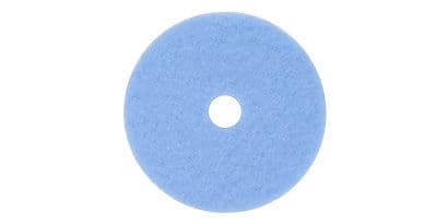 3M™ 3050 Burnishing Pad 20X1 IN Blue Non-Woven Polyester Fiber 1500-3000 RPM Center Hole 5/Case