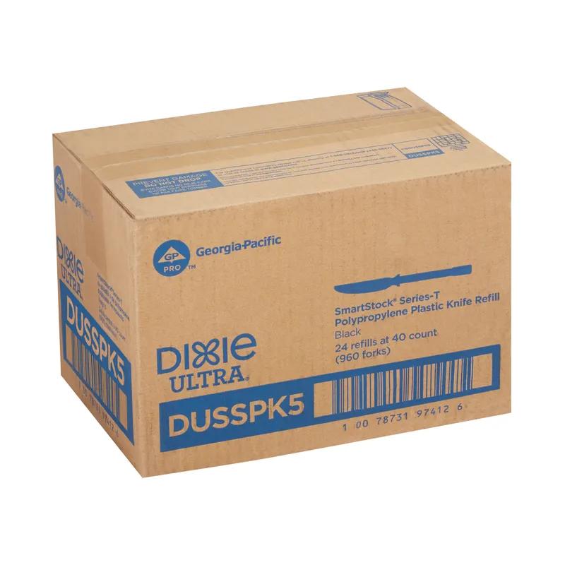 Dixie® Ultra SmartStock® Series-T Knife PP Black Heavy Duty Refill 960/Case
