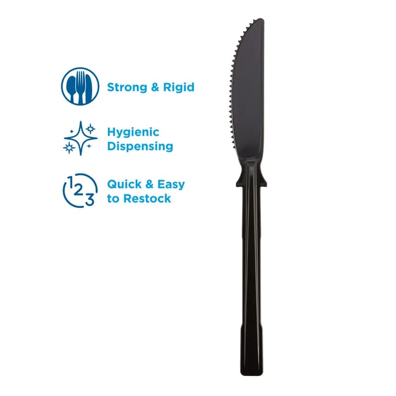 Dixie® Ultra SmartStock® Series-T Knife 5.5 IN PS Black Medium Weight Refill 960/Case