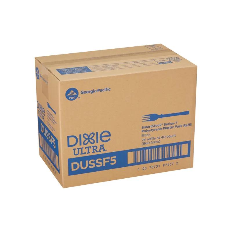 Dixie® Ultra SmartStock® Series-T Fork PS Black Medium Weight Refill 960/Case