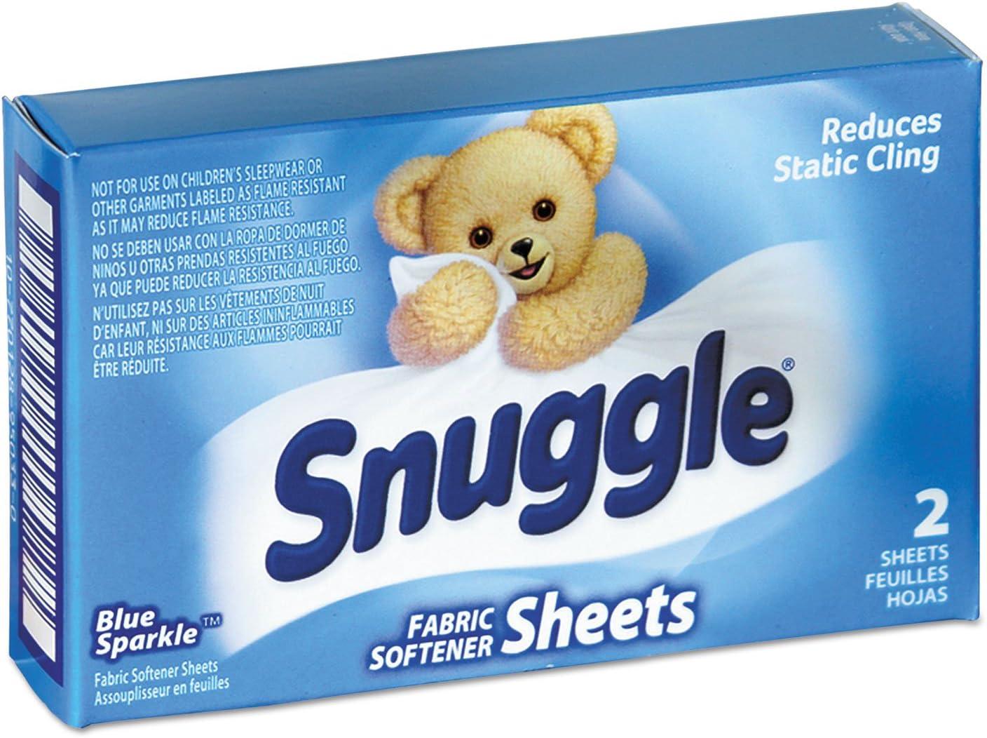 Snuggle Fabric Softener Sheet 2 Count/Box 100 Count/Case