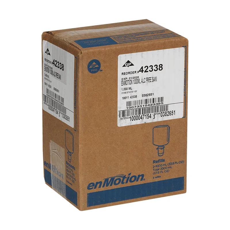 enMotion® Hand Sanitizer Foam 1000 mL Unscented Fragrance Free Clear Alcohol Free E3 Rated 2/Case