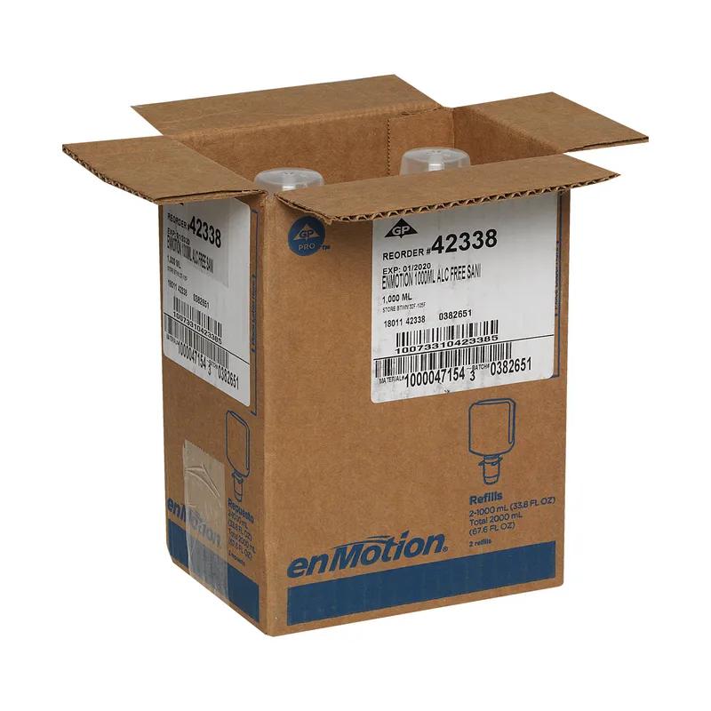 enMotion® Hand Sanitizer Foam 1000 mL Unscented Fragrance Free Clear Alcohol Free E3 Rated 2/Case