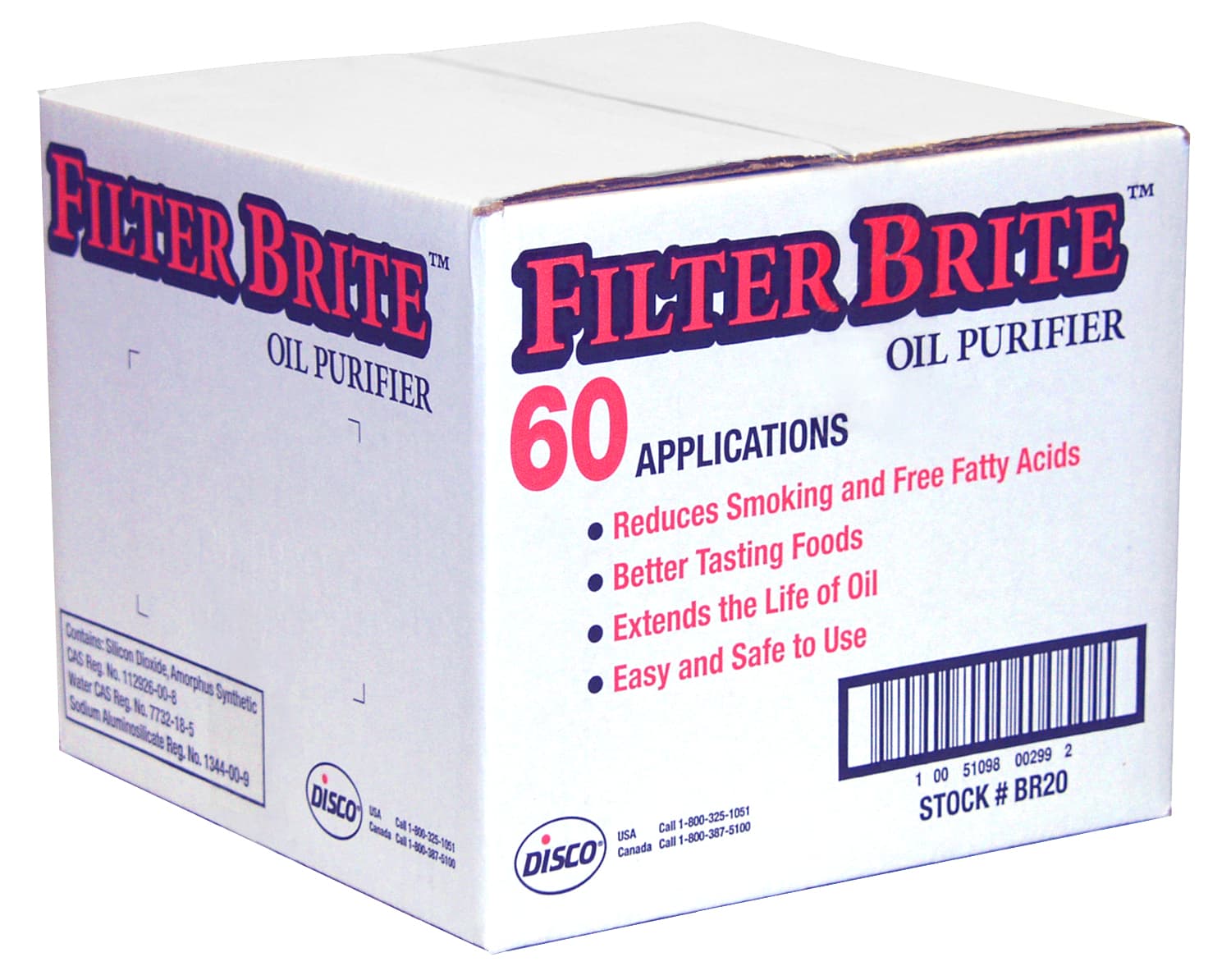 FilterBrite® Fry Oil Filter Powder 13 LB Powder Amorphous Silica 1/Box