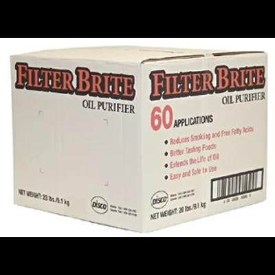 FilterBrite® Fry Oil Filter Powder 13 LB Powder Amorphous Silica 1/Box