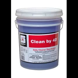 Clean by 4D® Light Fresh One-Step Disinfectant 5 GAL Daily Multi Surface Mild Acid Concentrate Bactericidal 1/Pail
