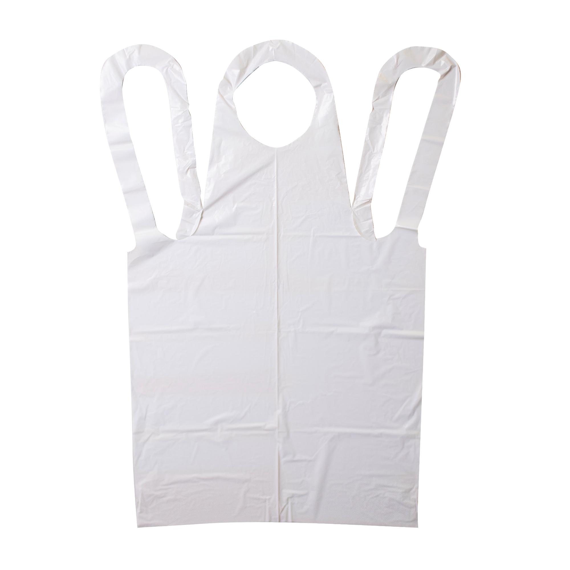 NeatGards® Apron 28X46 IN White LDPE Smooth 100/Case