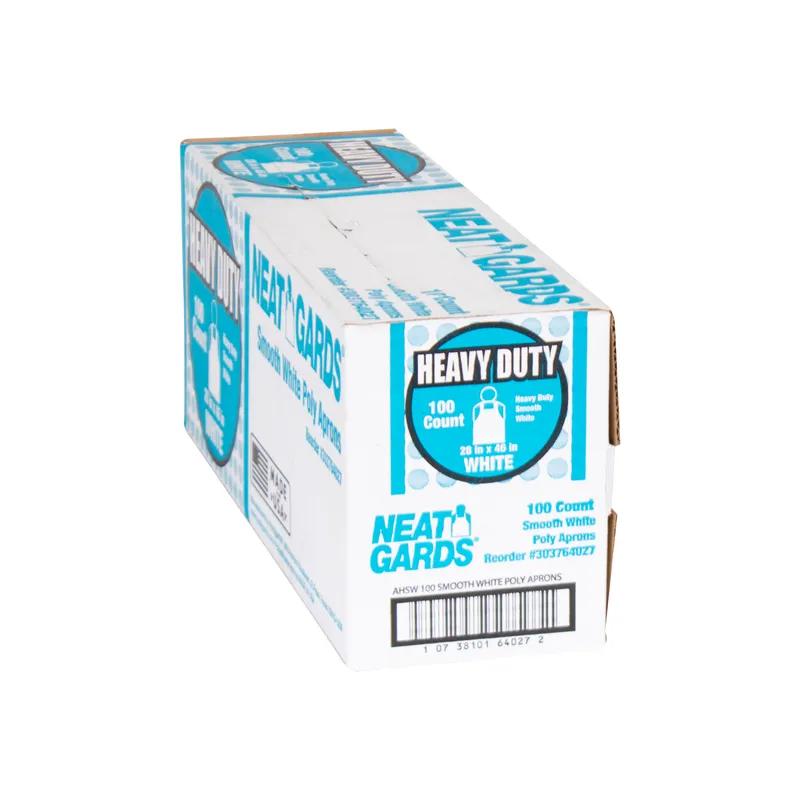 NeatGards® Apron 28X46 IN White LDPE Smooth 100/Case