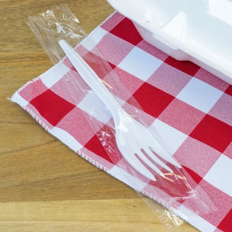 Fork PP White Medium Weight Individually Wrapped 1000/Case