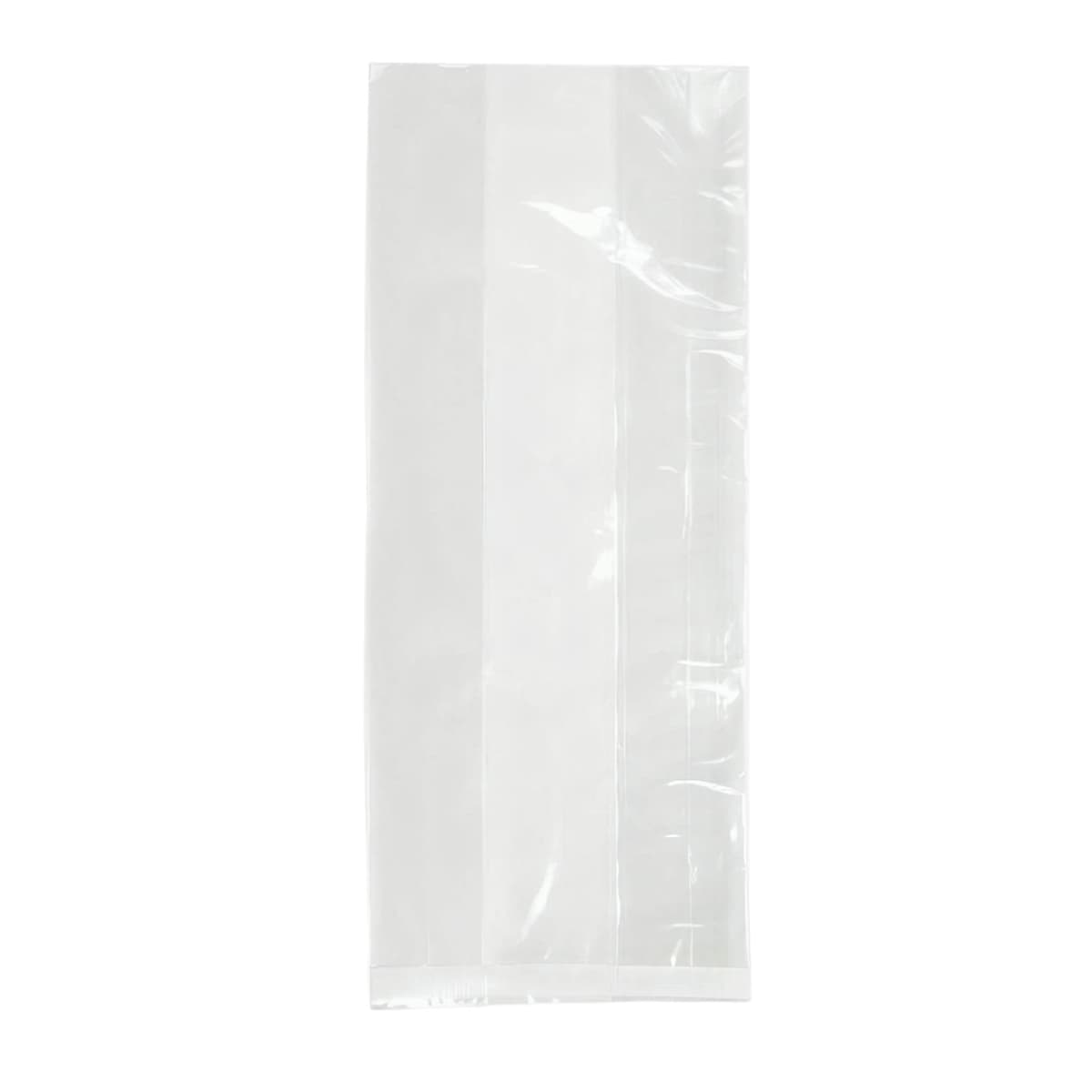 Bag 6.5X2.25X12 IN BOPP 1.2MIL Clear With Sealable Closure Side Gusset 100/Pack