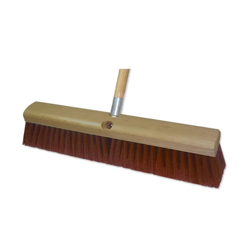 Multi-Purpose Broom Red PP With 24IN Head 1/Each