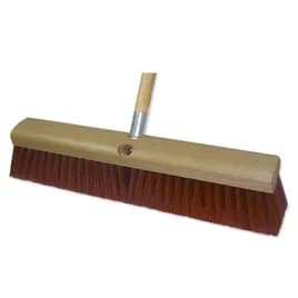 Multi-Purpose Broom Red PP With 24IN Head 1/Each