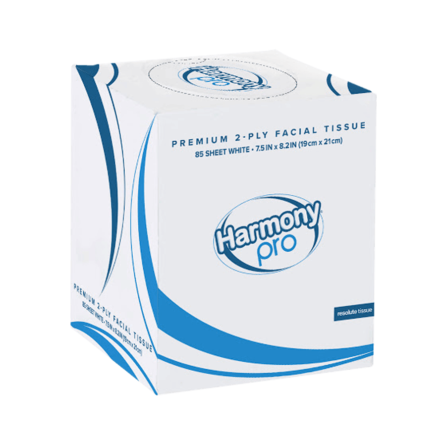 Harmony® Facial Tissue 2PLY White 85 Count/Box 36 Count/Case