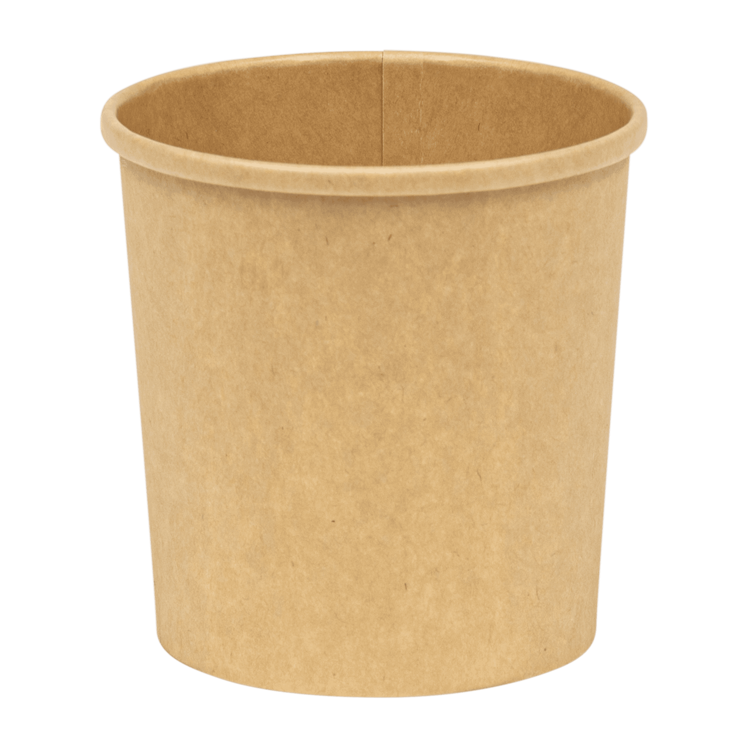 Soup Food Container Base 16 OZ Paperboard Kraft Tall Leak Resistant 500/Case