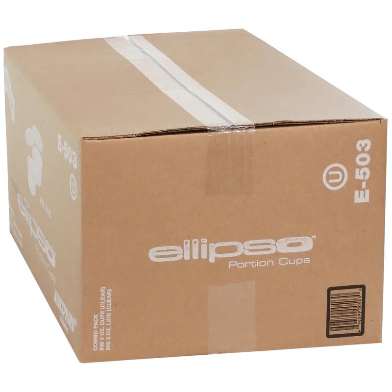 Souffle & Portion Cup Lid Combo 3 OZ PP Clear 500/Case