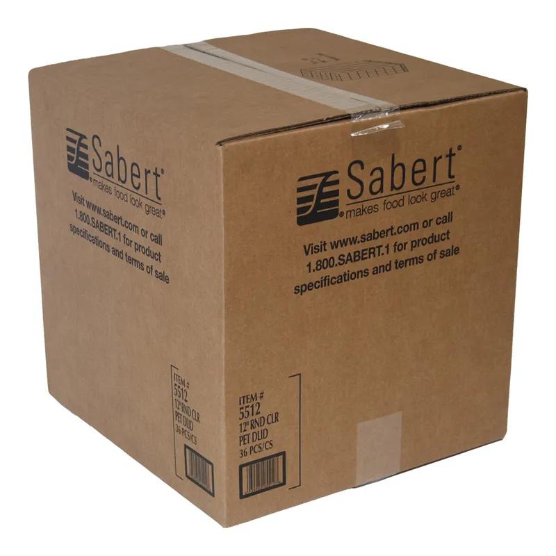 Lid Dome 12.25X3.31 IN PET Clear Round For Container 36/Case