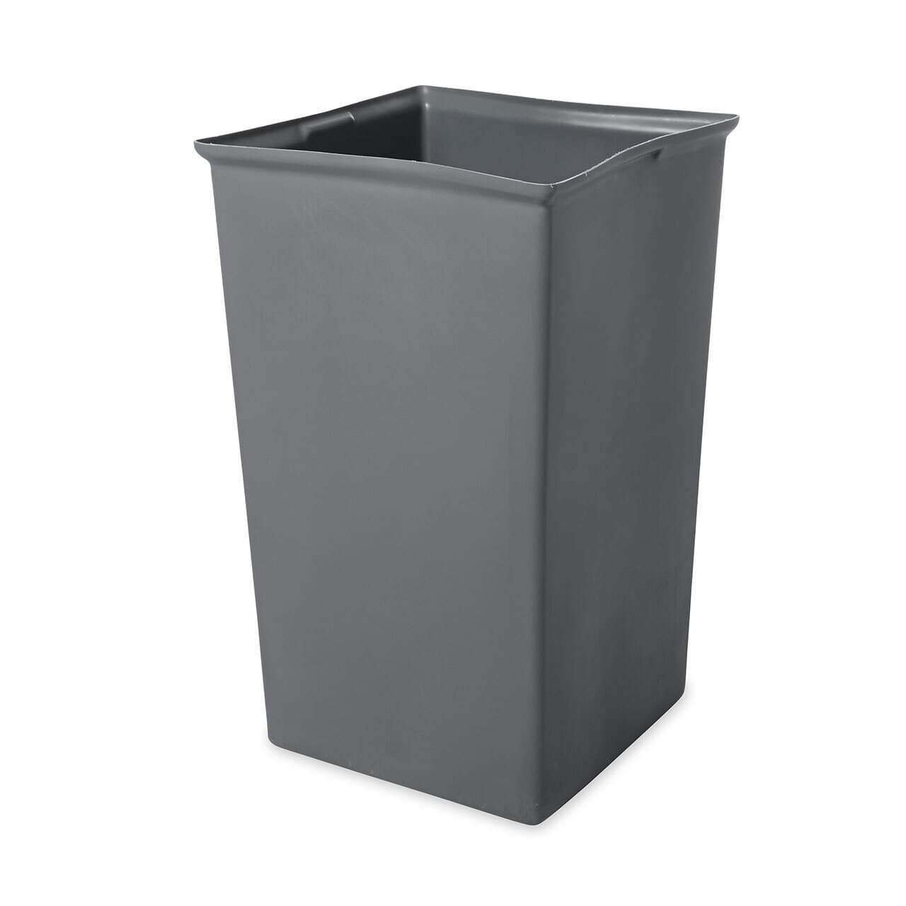 Rigid Liner 18.25X18.25X29.13 IN 35.5 GAL Gray Square Resin 1/Each