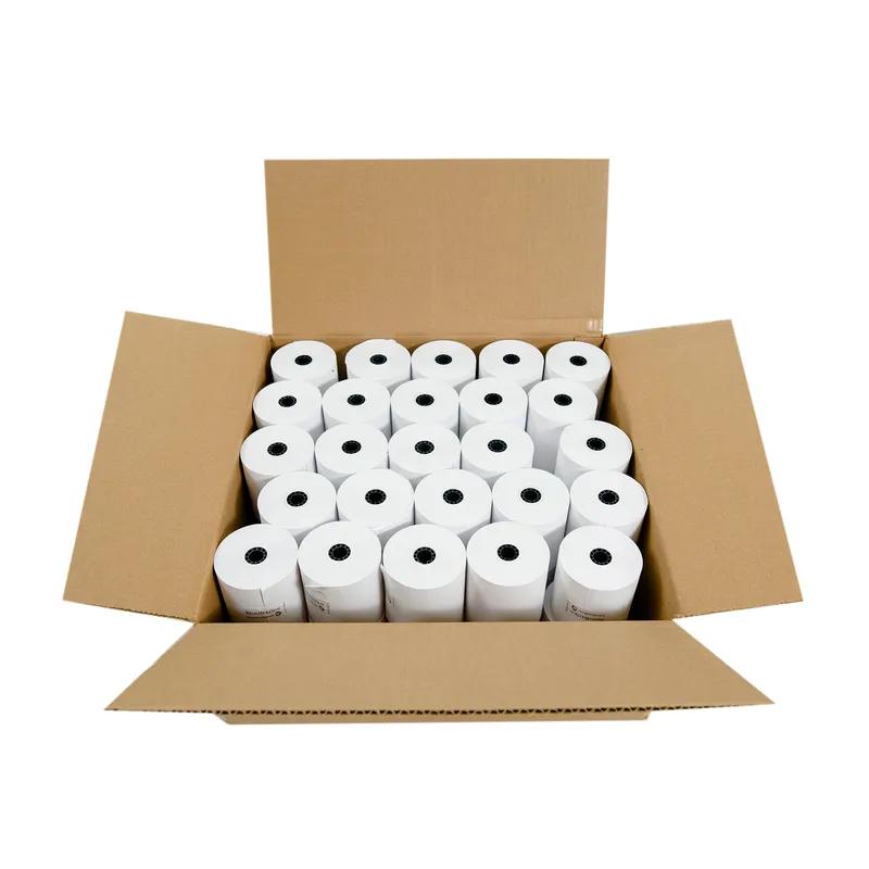 Register Tape Roll 3IN X165FT Paper 1PLY White Bond 50/Case