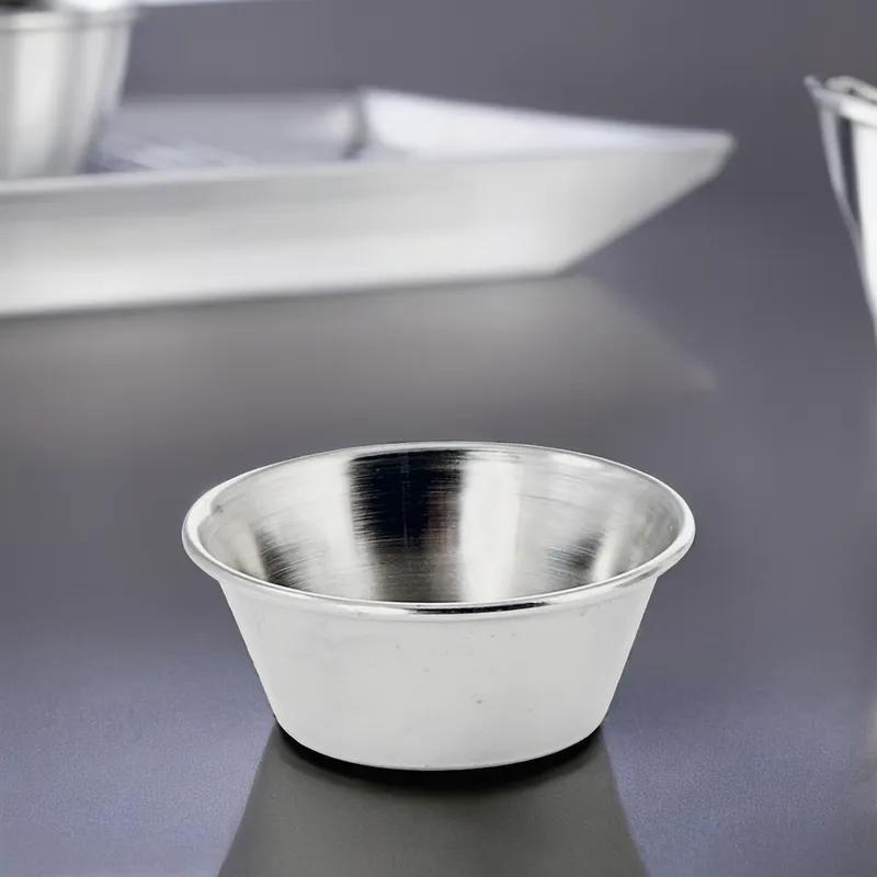 Sauce Cup 1.5 OZ Stainless Steel 12/Dozen