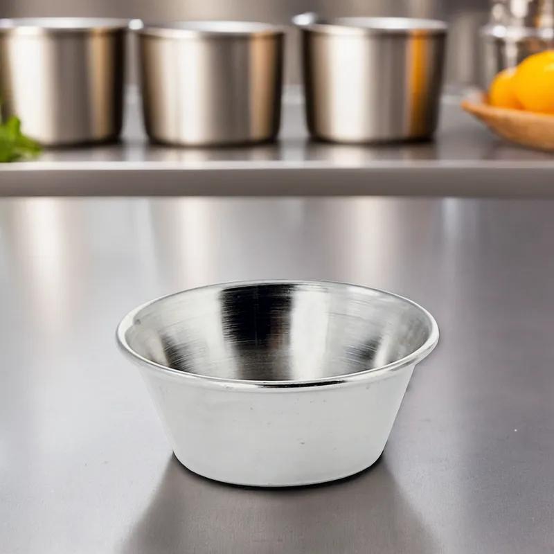 Sauce Cup 1.5 OZ Stainless Steel 12/Dozen