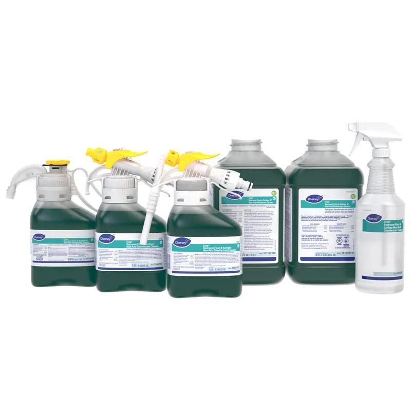 Crew® Fresh Scent Restroom Cleaner One-Step Disinfectant Deodorizer 1.4 L Neutral Liquid Concentrate 2/Case