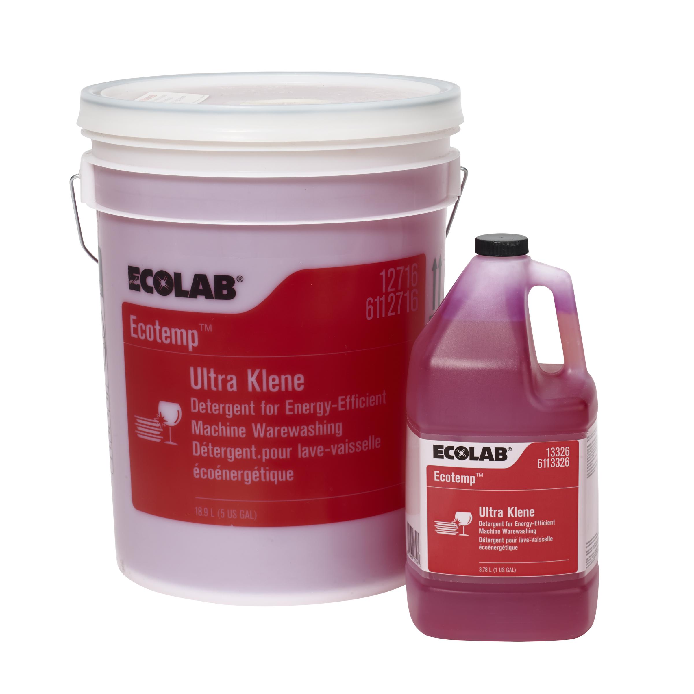 Ultra Klene Dishmachine Detergent 1 GAL Liquid 4/Case