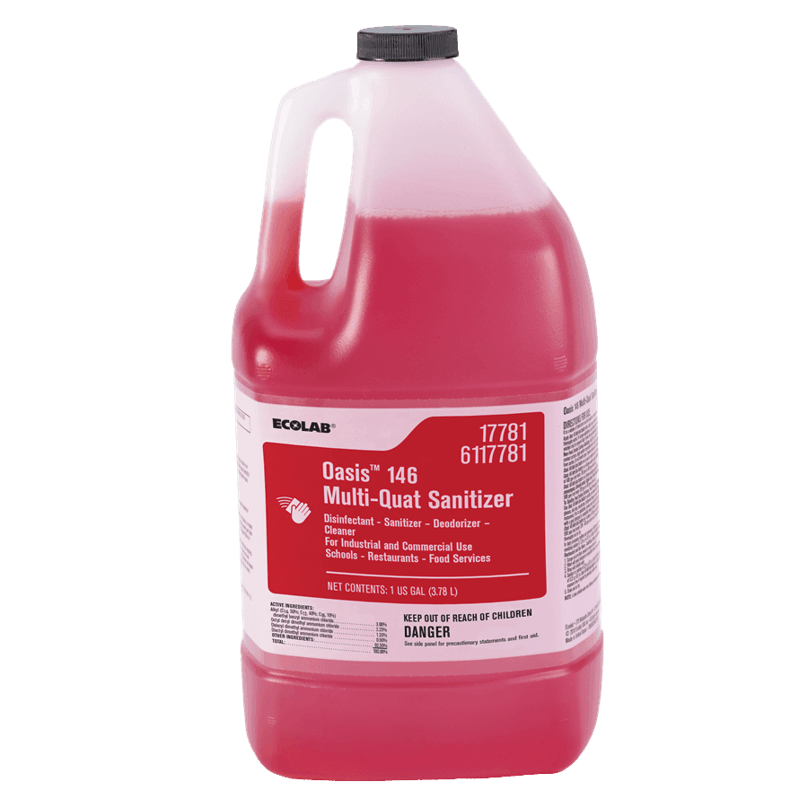 Oasis® 146 Sanitizer 1 GAL Concentrate Quat 4/Case