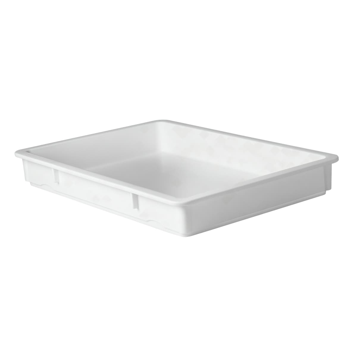 Dough Food Storage Box 25.5X17.875X3.375 IN White PP 1/Each