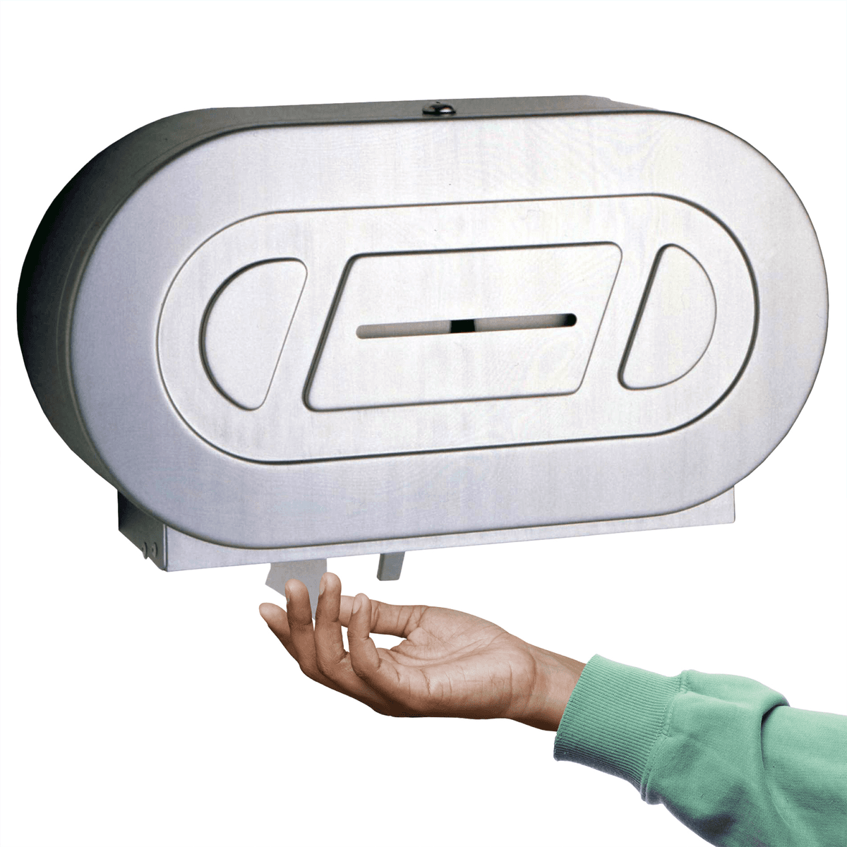 Toilet Paper Dispenser 20.81X11.38 IN Stainless 1/Each