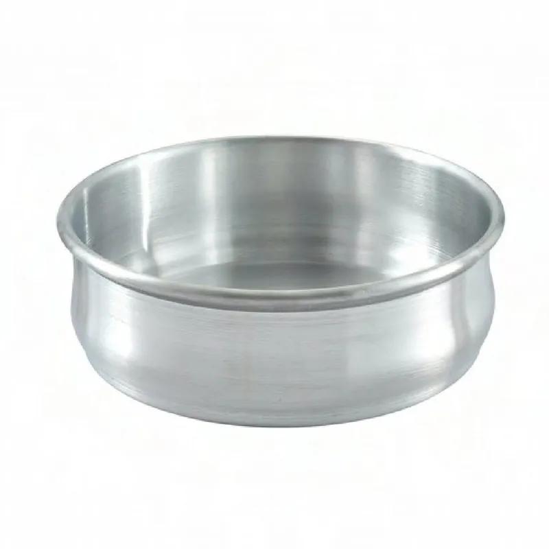 Dough Pan 8X3 IN 48 OZ Aluminum Hand Wash 1/Each
