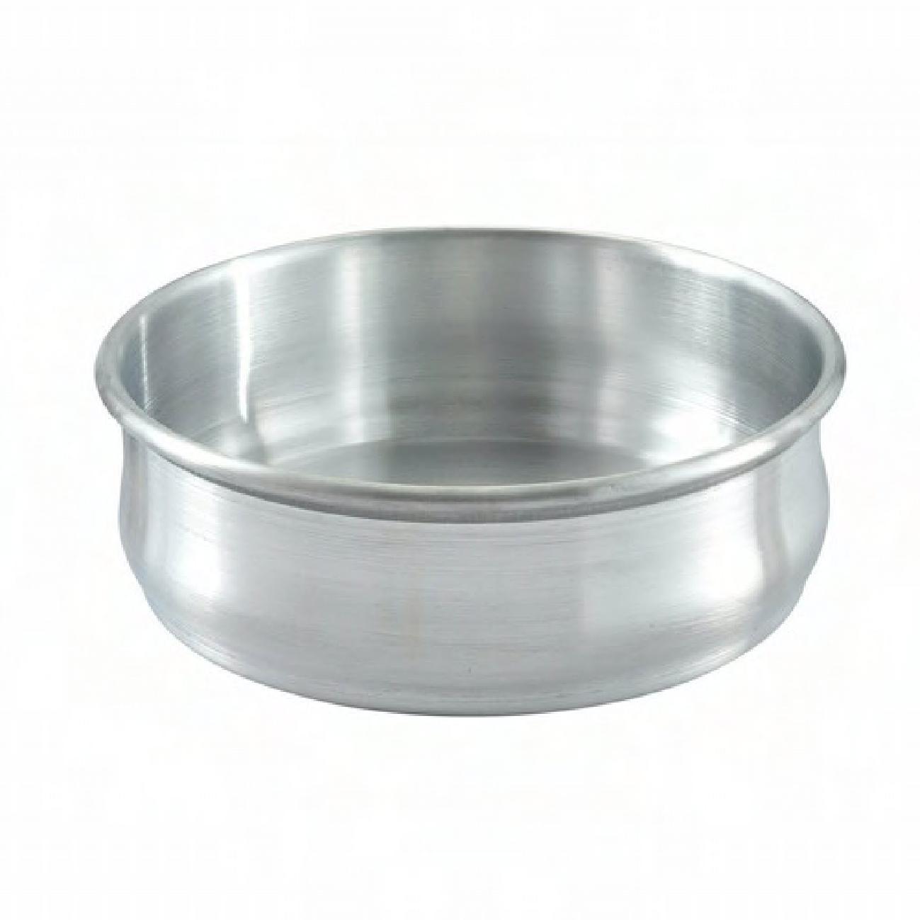 Dough Pan 8X3 IN 48 OZ Aluminum Hand Wash 1/Each