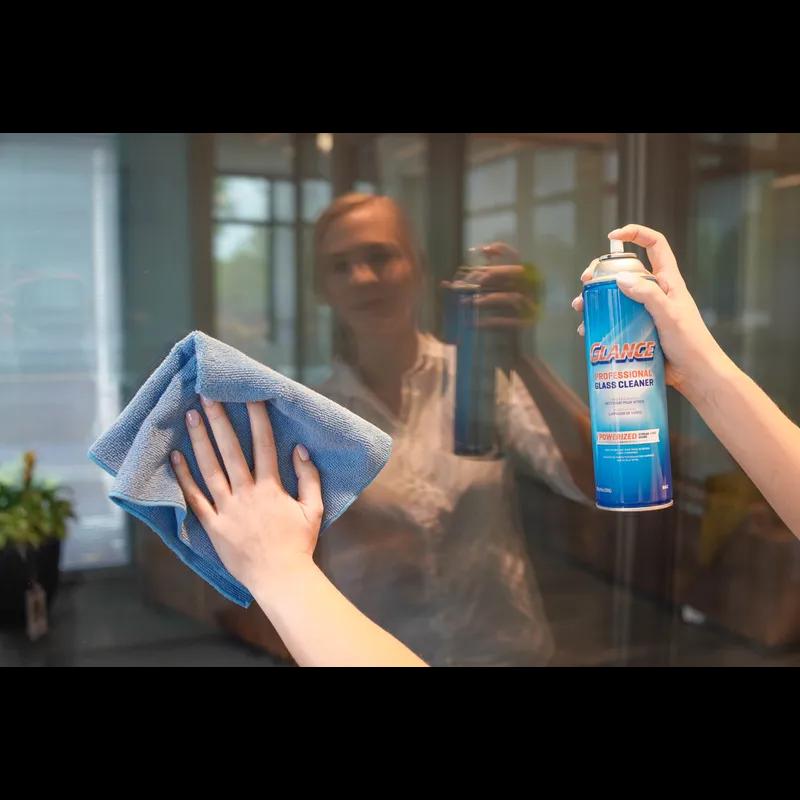Glance® Window & Glass Cleaner 19 FLOZ Multi Surface Aerosol RTU Non-Ammoniated 12/Case
