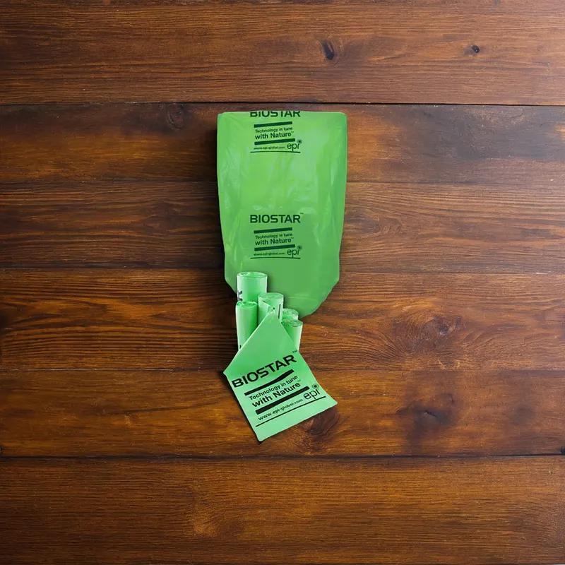 Can Liner 24X32 IN 12-16 GAL Green Plastic 8MIC 1000/Case