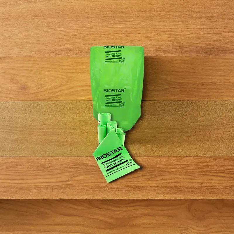 Can Liner 24X32 IN 12-16 GAL Green Plastic 8MIC 1000/Case