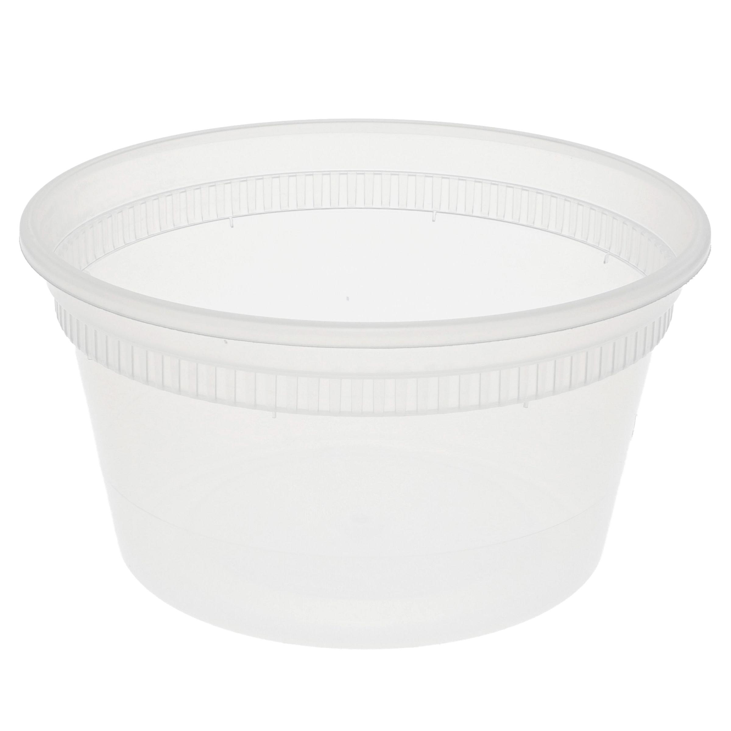 Deli Container Base 12 OZ PP Clear Round 480/Case