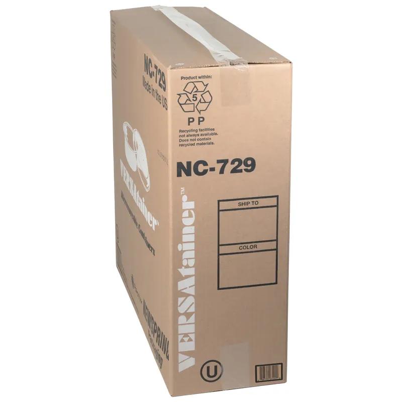 Take-Out Container Base & Lid Combo With Dome Lid 32 OZ PP White Clear Round 150/Case