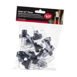 Screen Em™ Liquor Pourer 1.32X1.32X3.2 IN SAN Clear Dishwasher Safe 12/Bag