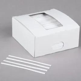 Twist Tie 3.5 IN Coated Paper White 2000/Pack