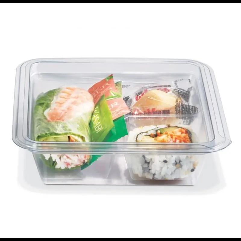 Fresh 'n Clear® EcoStar Deli Container Base 12 OZ PET Clear Square 300/Case