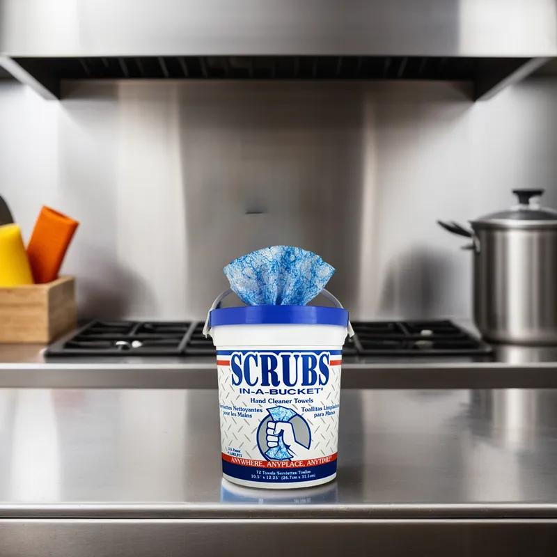 Scrubs® Hand Cleaner 10X12 IN Citrus Scent 72 Sheets/Pack 6 Packs/Case 432 Sheets/Case