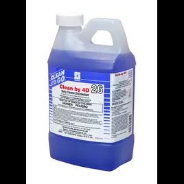 Clean by 4D® Light Fresh One-Step Disinfectant 2 L Daily Multi Surface Mild Acid Concentrate Bactericidal 4/Case