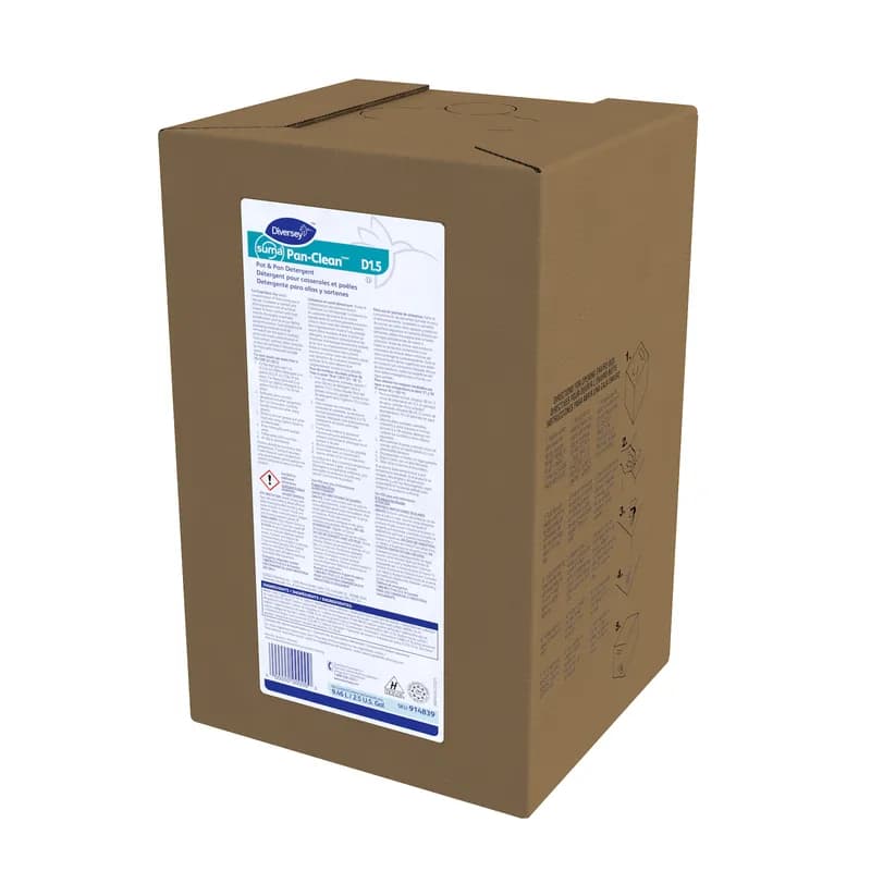 Suma® Pan-Clean Floral Manual Pot & Pan Detergent 2.5 GAL Liquid Kosher 1/Case