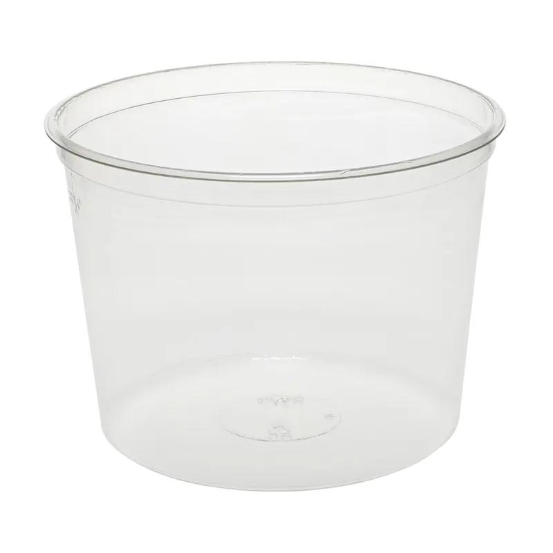 Bucket & Tub Base 72 OZ PET Clear Round 300/Case