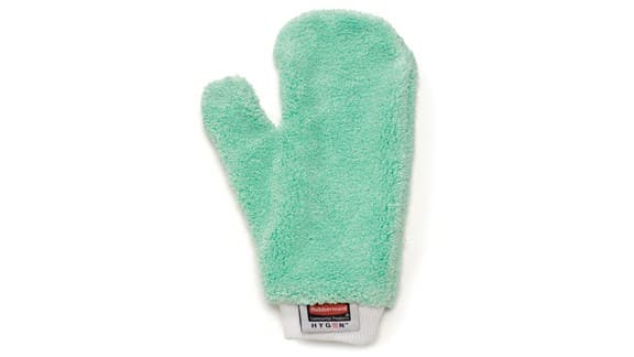 Hygen™ Duster Mitt 11.90X9.90X2 IN Microfiber Green 1/Each