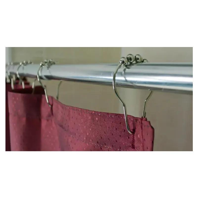 Shower Hook Stainless Steel ABS Nickel Plated 12/Pack