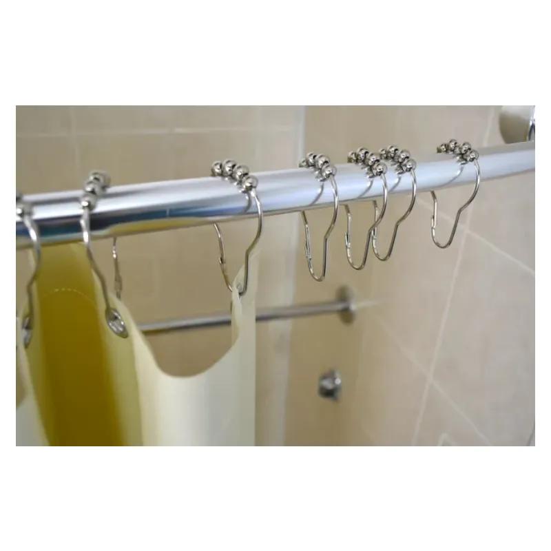 Shower Hook Stainless Steel ABS Nickel Plated 12/Pack