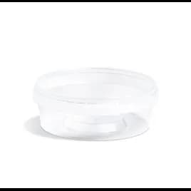 Deli Container Base 8 OZ PP Clear Round Tamper-Evident Tamper-Resistant 500/Case