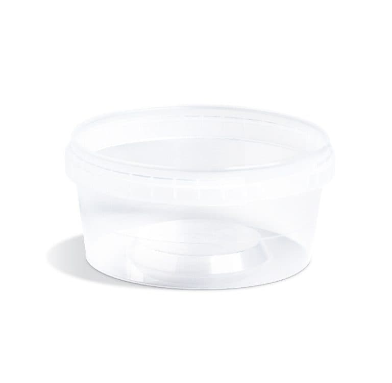 Deli Container Base 12 OZ PP Clear Round Tamper-Evident 500/Case