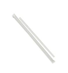 Victoria Bay Jumbo Straw 7.75 IN PP Clear Paper Wrapped 500 Count/Pack 10 Packs/Case 5000 Count/Case